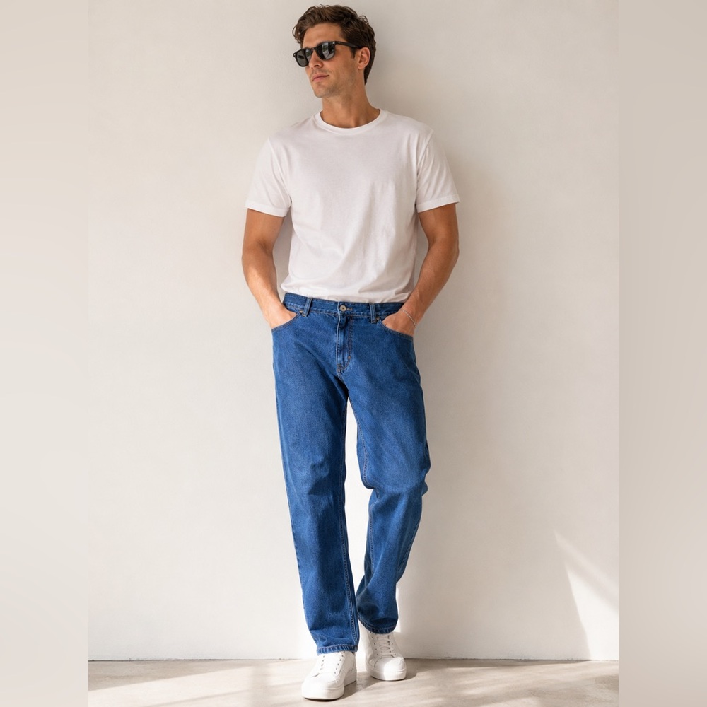 Tommy Bahama Antigua Cove Jeans Men’s 52x30 Blue Straight Stretch Denim Pants